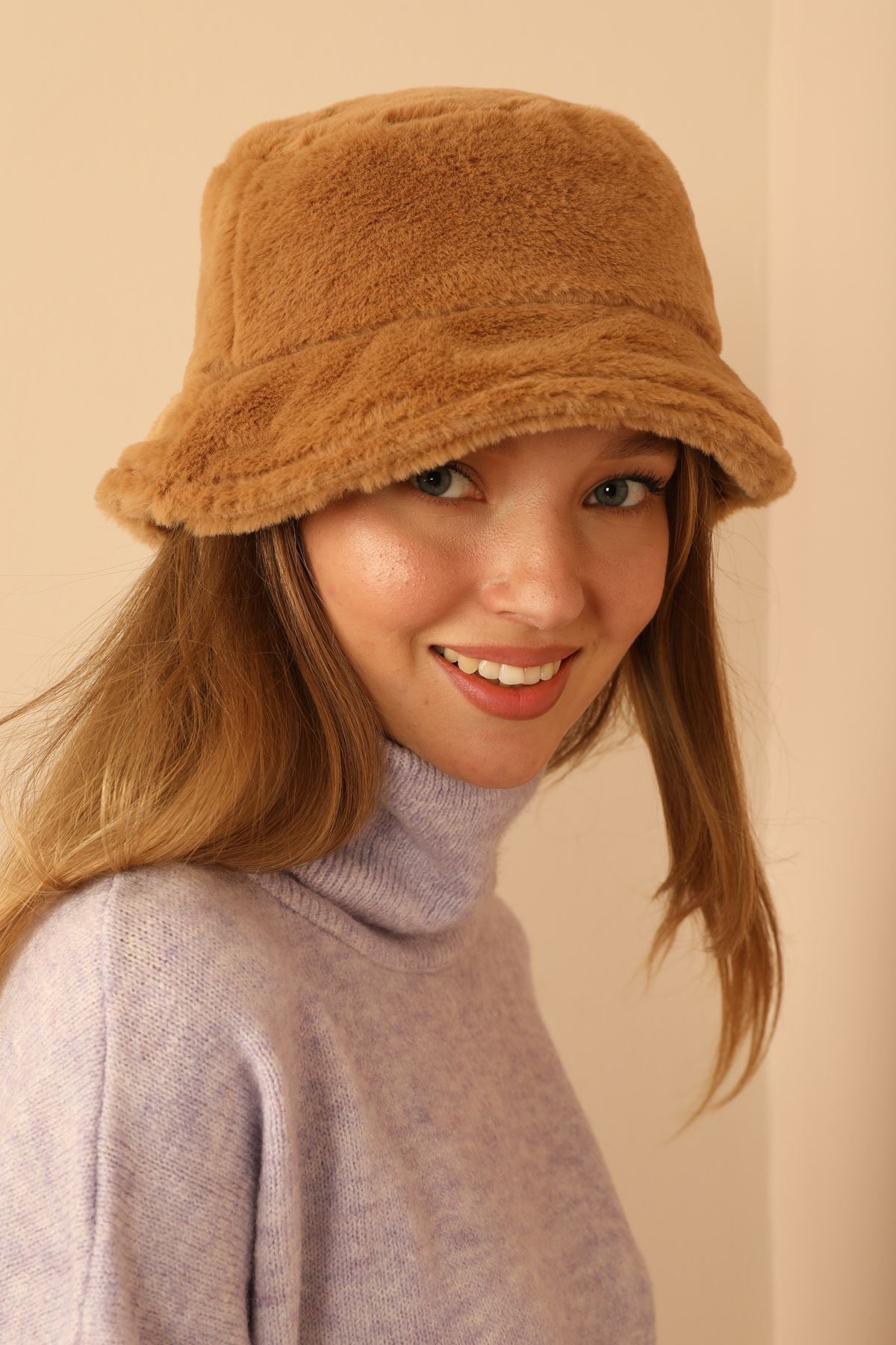 Plush Bucket Women's Mink Hat - STREETMODE ™