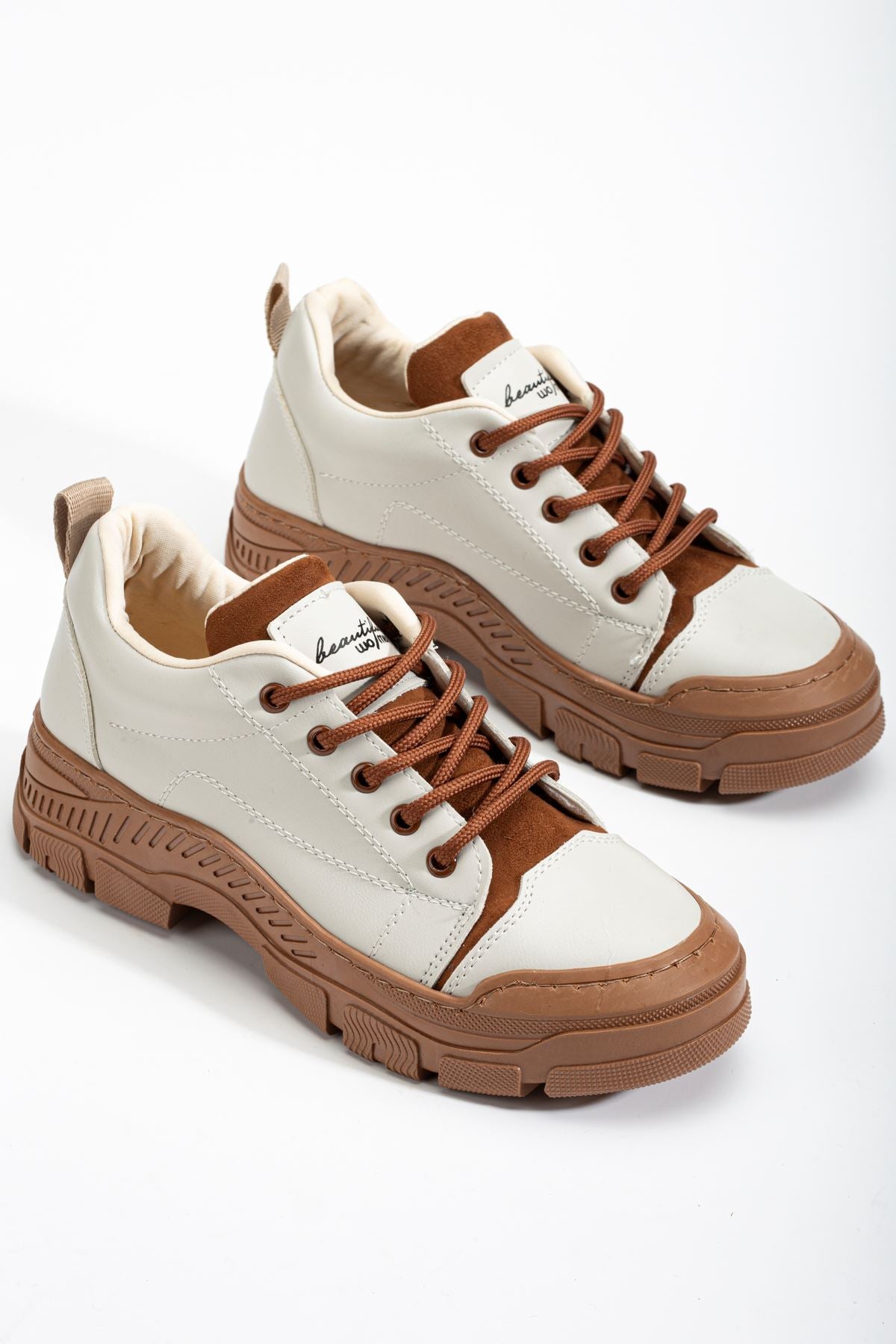 Brown Women's Sneakers Casual Shoes