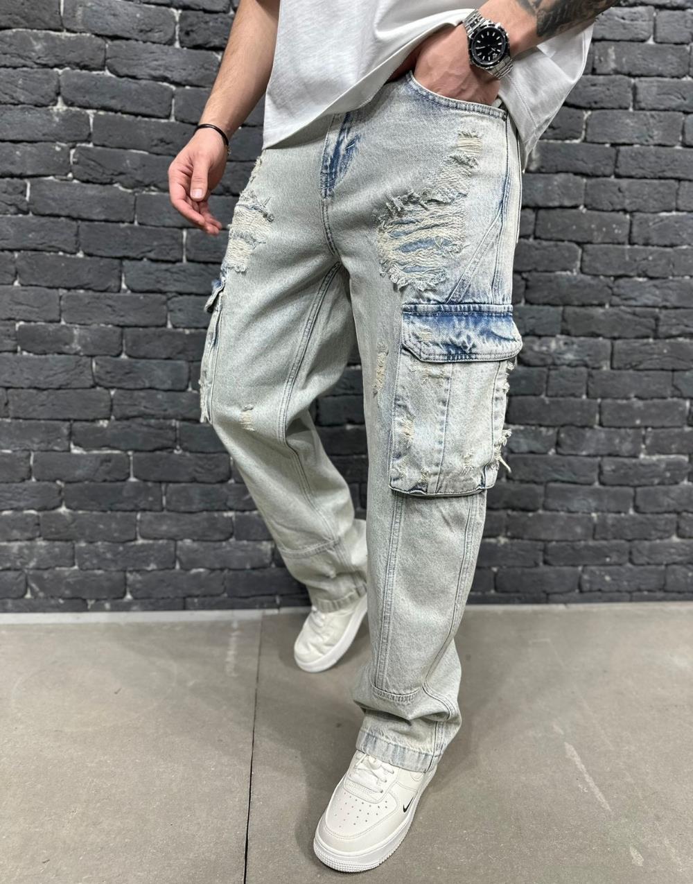 Premium Baggy Cargo Men's Jeans - STREETMODE ™