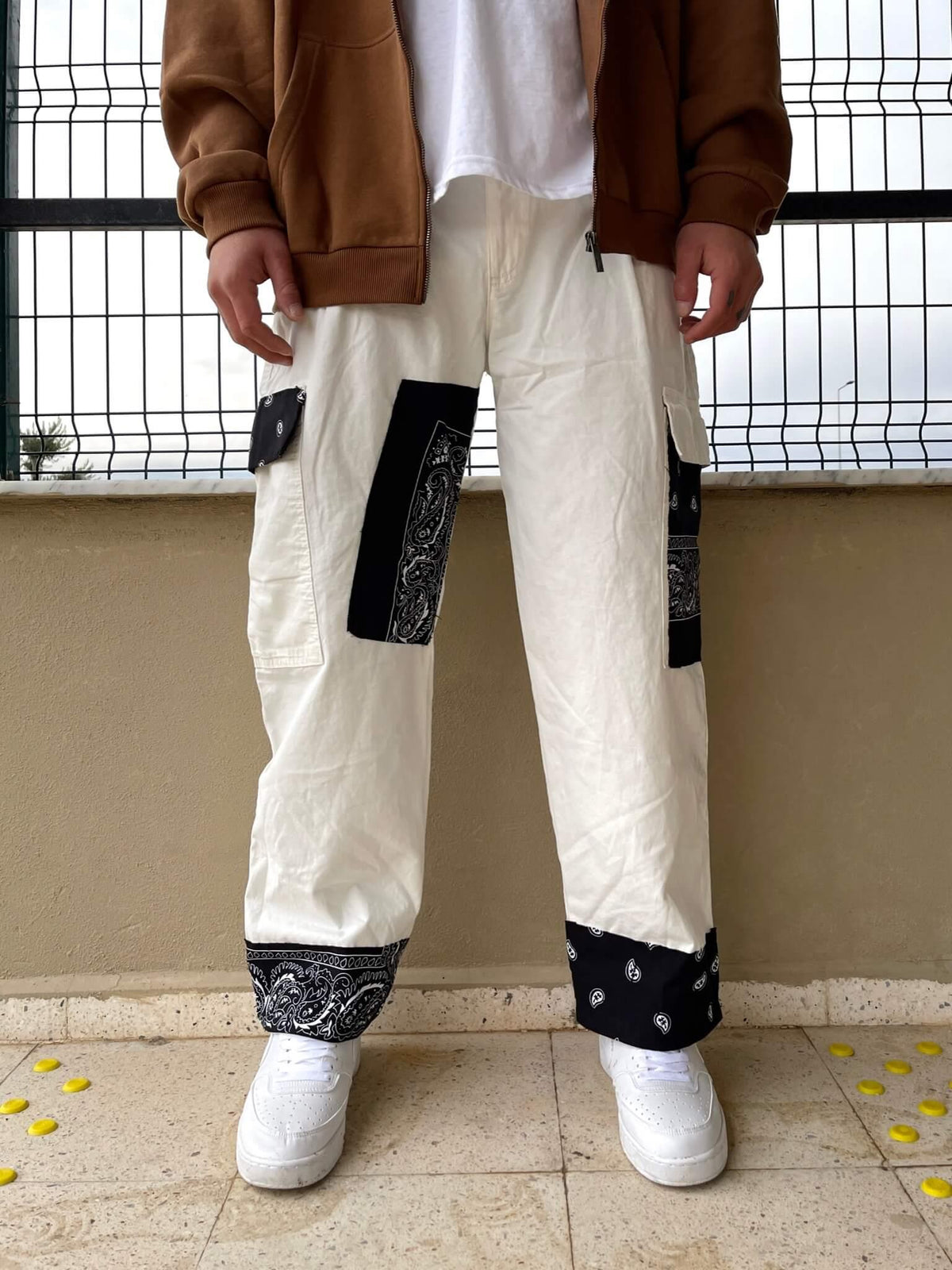 Men's Premium Baggy Patchwork Cargo Pants - STREETMODE ™