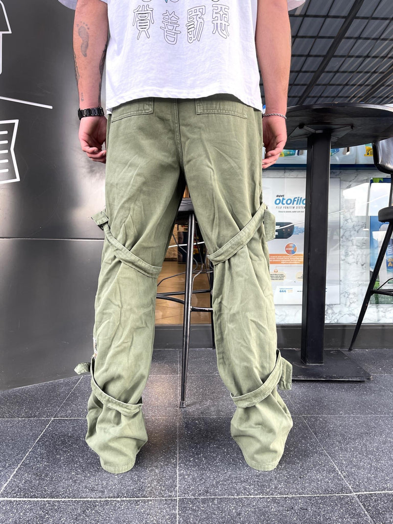 Premium Banded Galaxy Patch Men's Baggy Trousers - STREETMODE ™