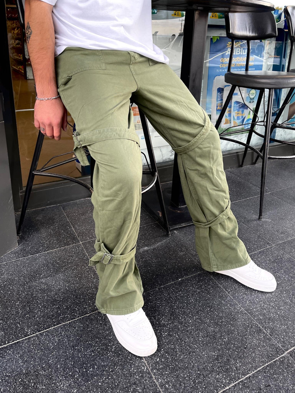Premium Banded Galaxy Patch Men's Baggy Trousers - STREETMODE ™