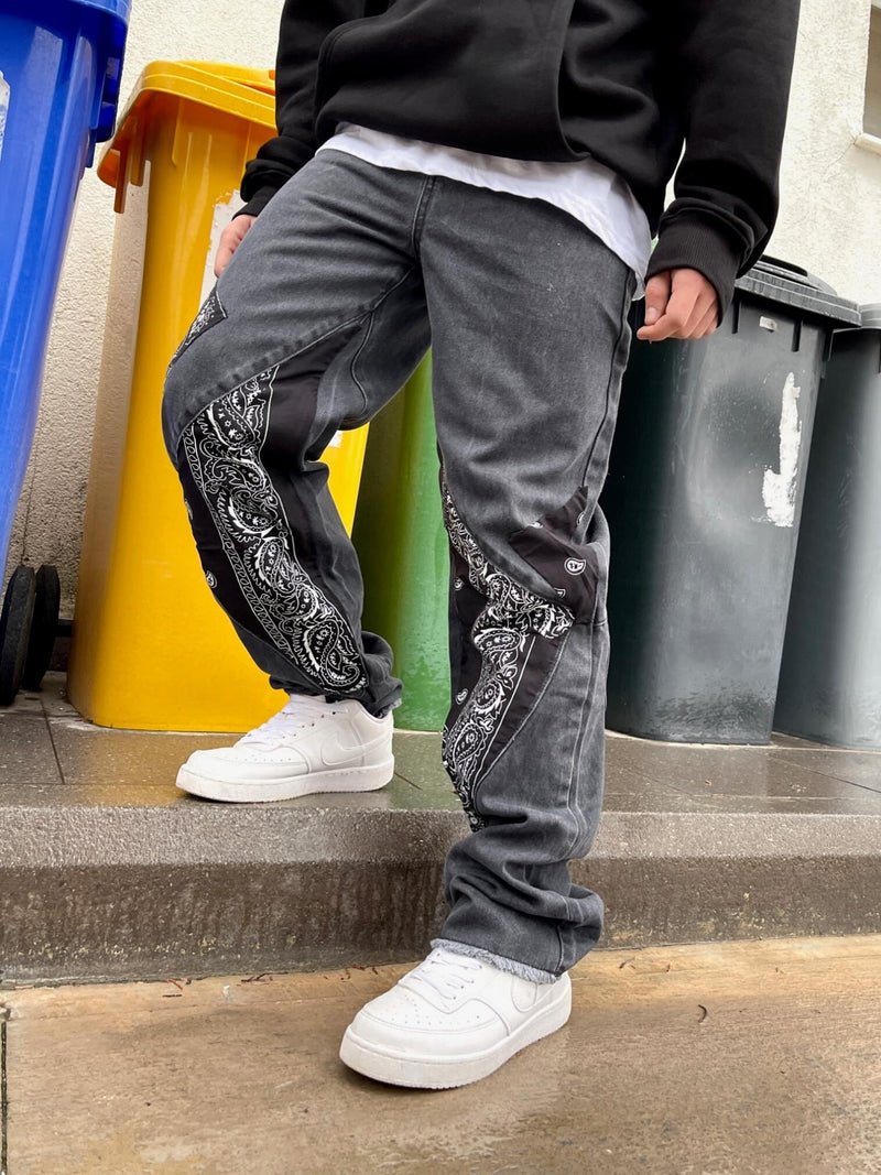 Men's Premium Design Patchwork Jeans - STREETMODE ™