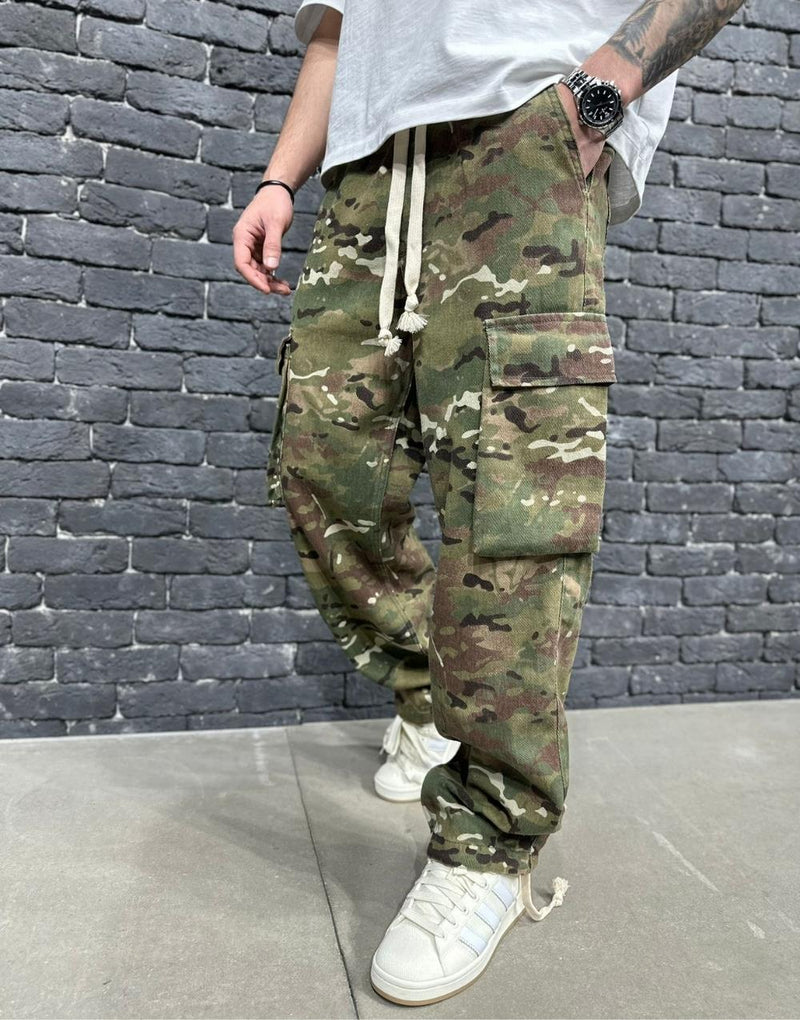 Premium Men's Camouflage Cargo Pants - STREETMODE ™