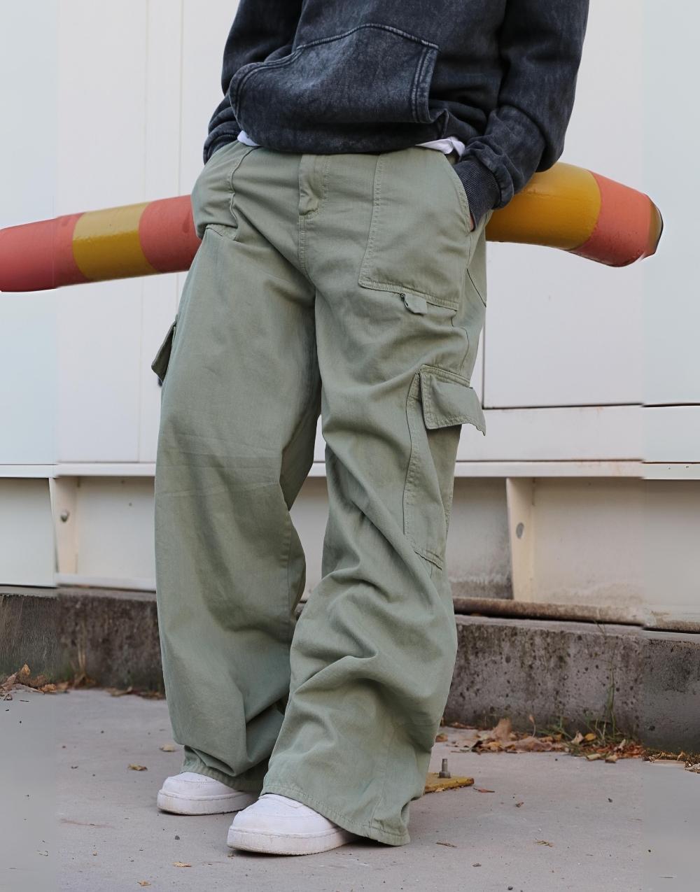 Men's Premium Khaki Cargo Pants