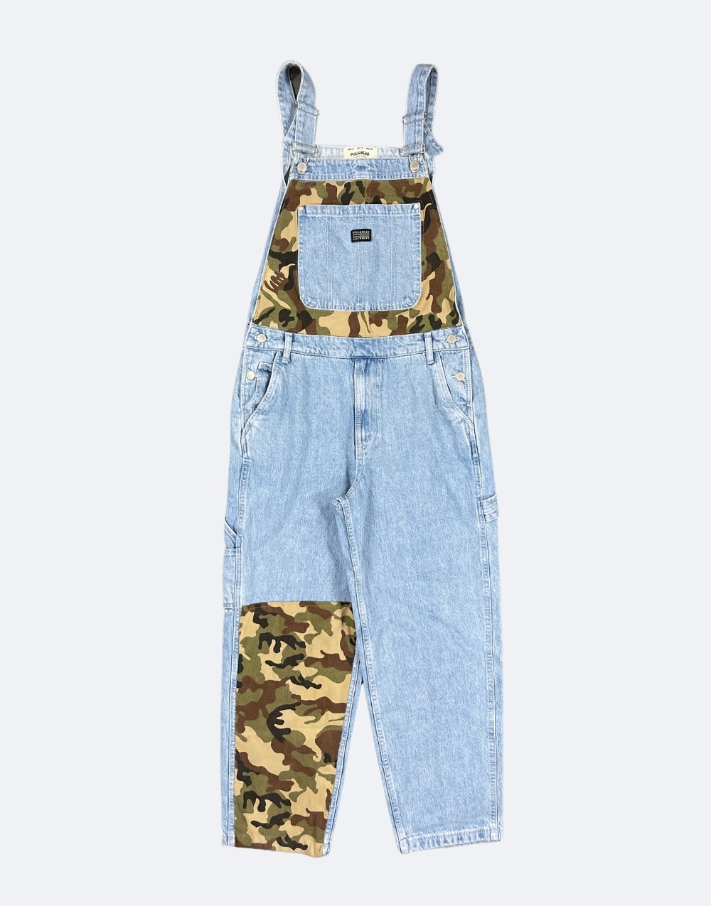 Premium Design Men's Baggy Fit Denim Overalls Salopet