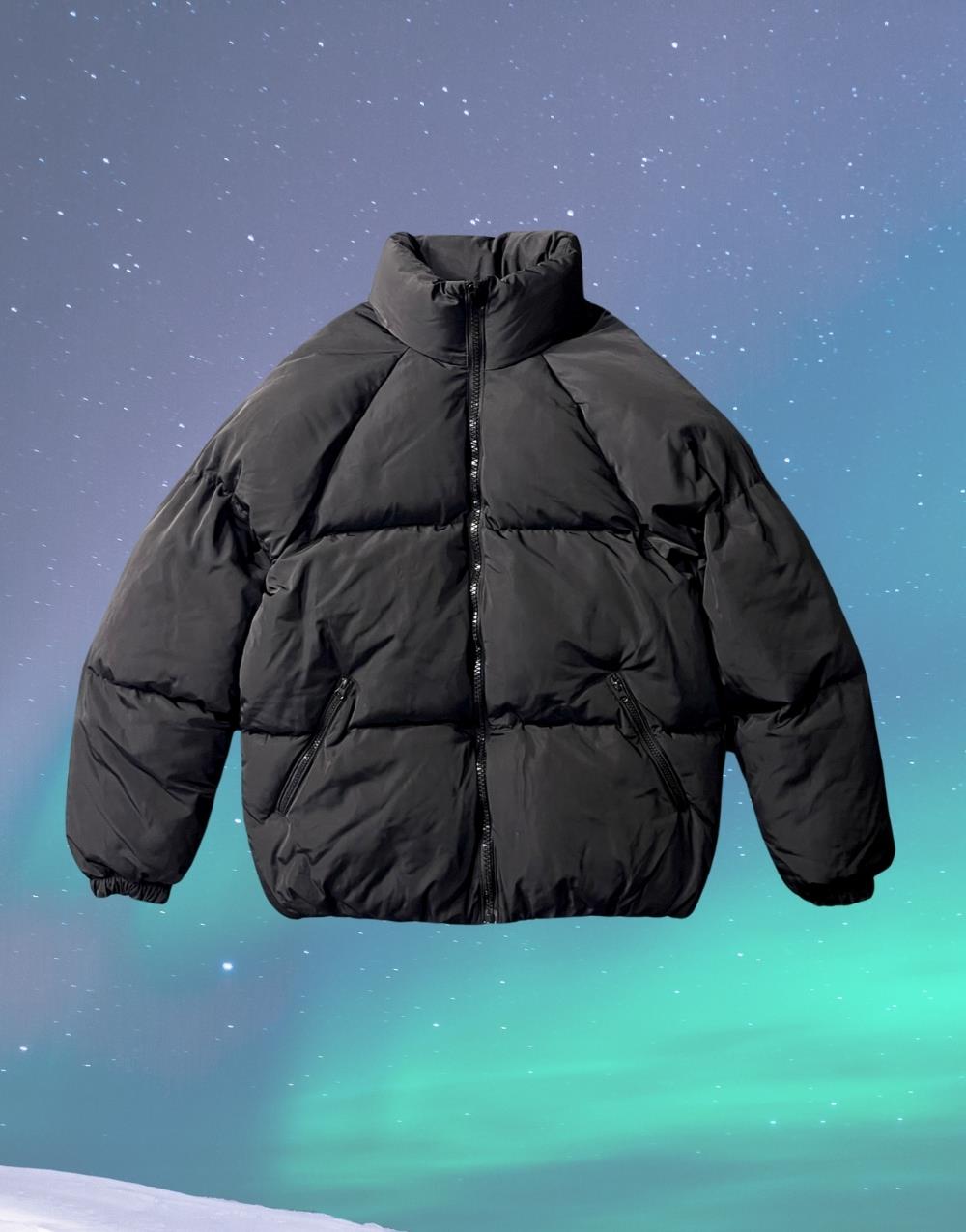 Premium Puffer Men's Coat Black - STREETMODE ™