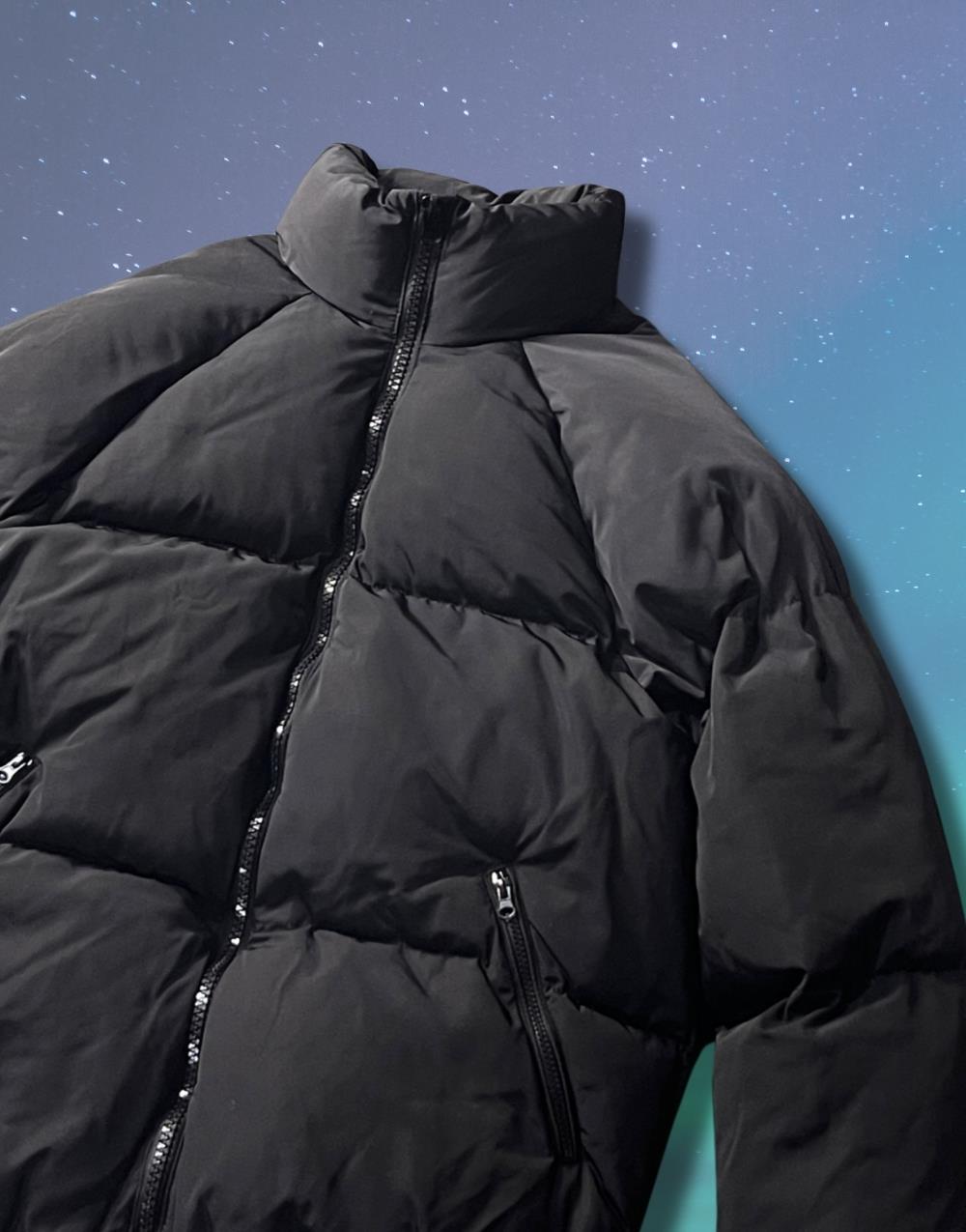 Premium Puffer Men's Coat Black - STREETMODE ™