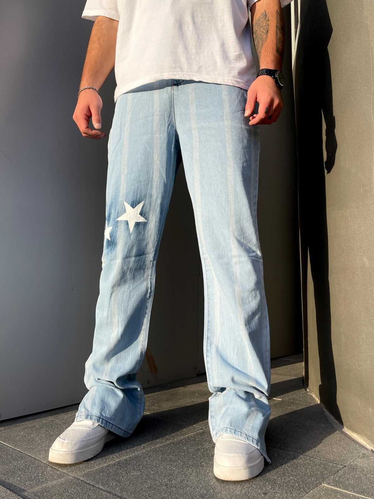 Men's Premium Starry Baggy Jeans - STREETMODE ™