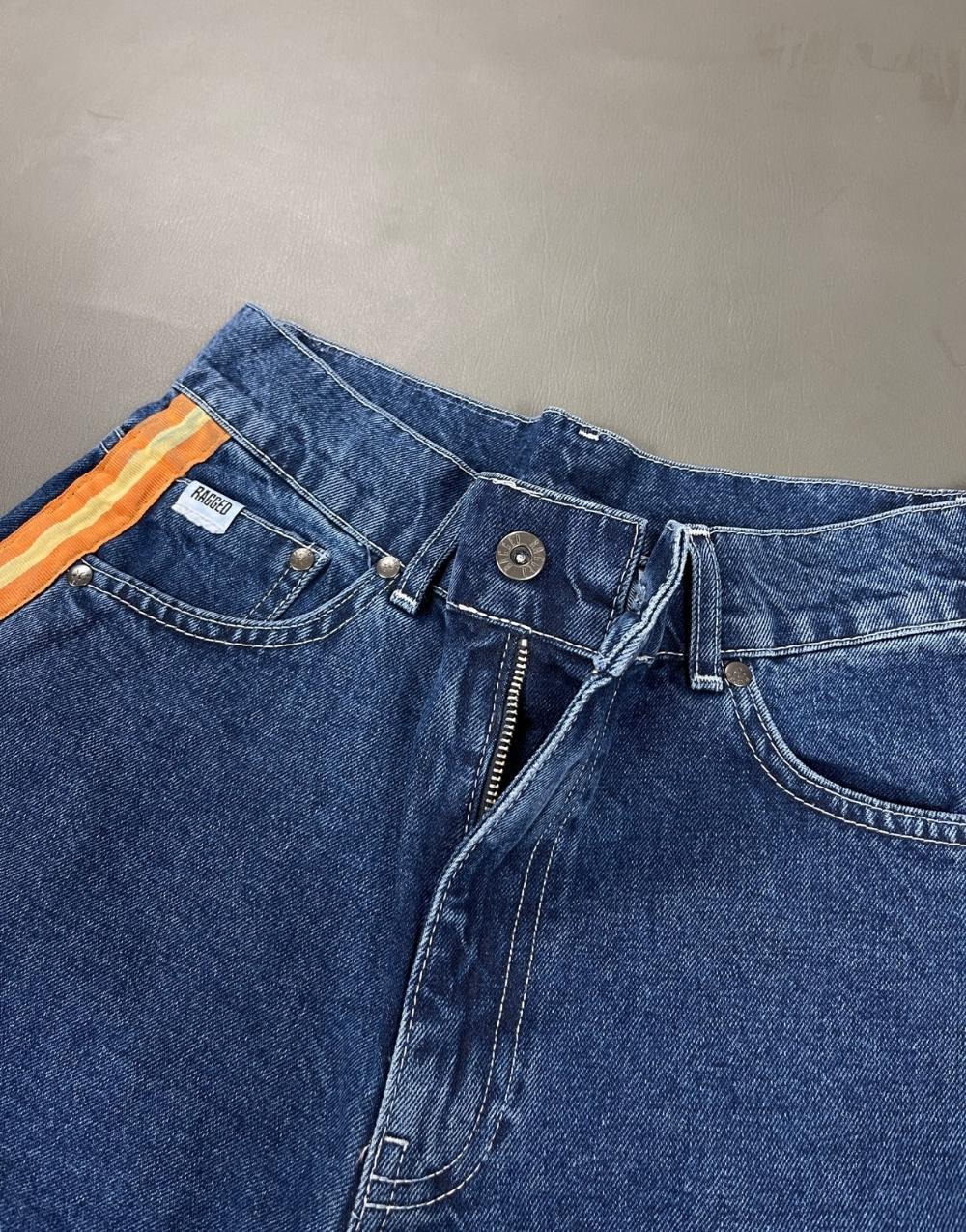 Men's Premium Striped Blue Jean Shorts - STREET MODE ™