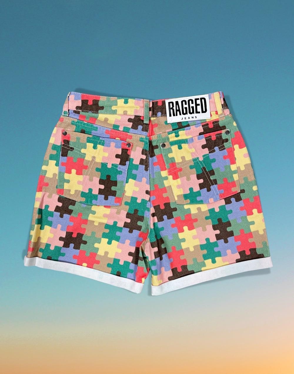 Premium Tetris Colors Women's Shorts - STREETMODE ™