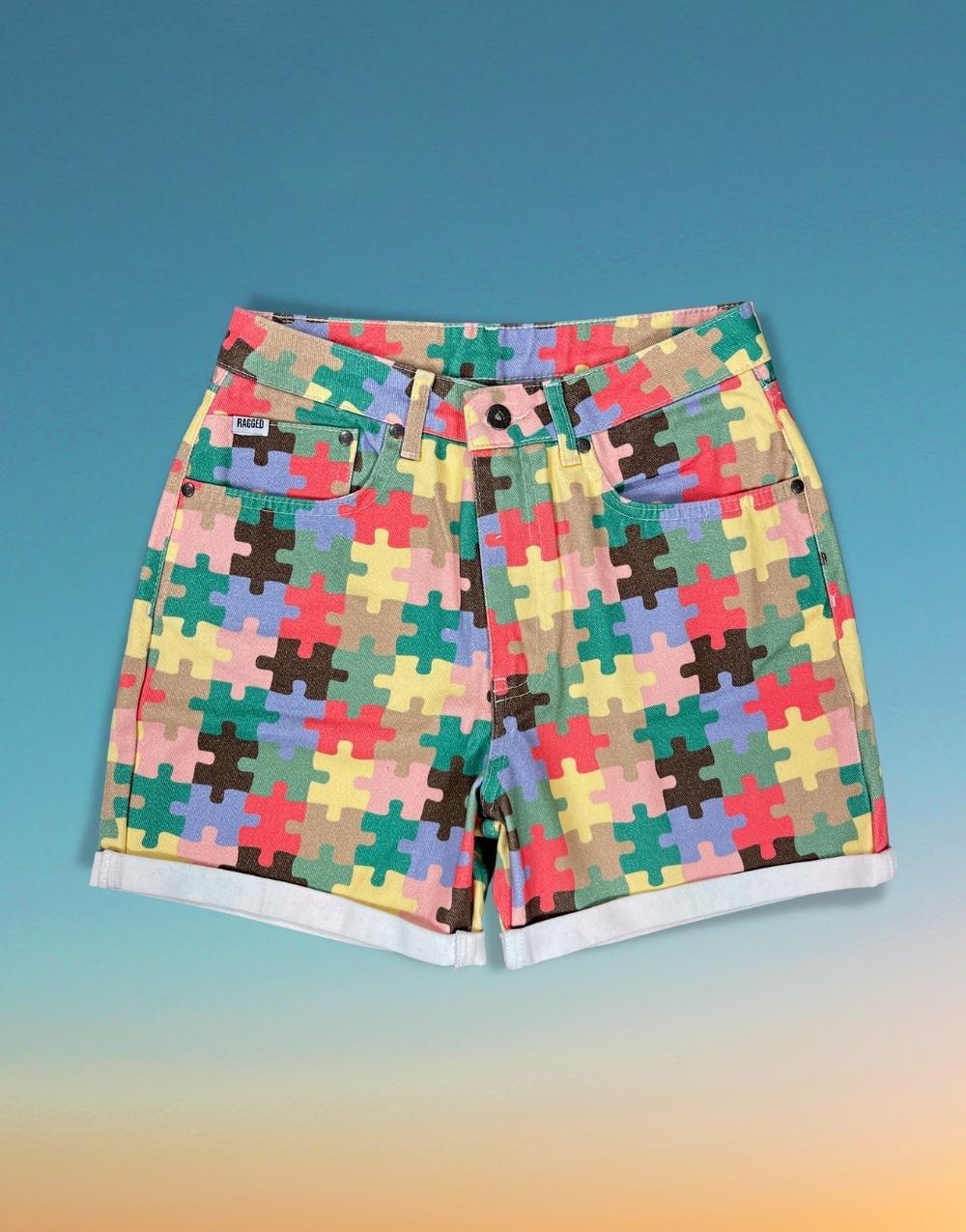 Premium Tetris Colors Women's Shorts - STREETMODE ™