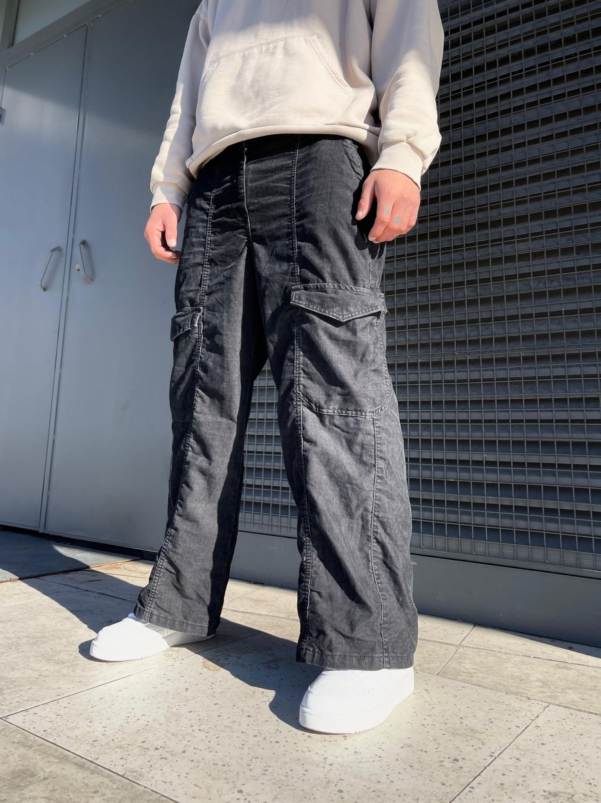 Men's Premium Y2k Baggy Velvet Cargo Pants - STREETMODE ™