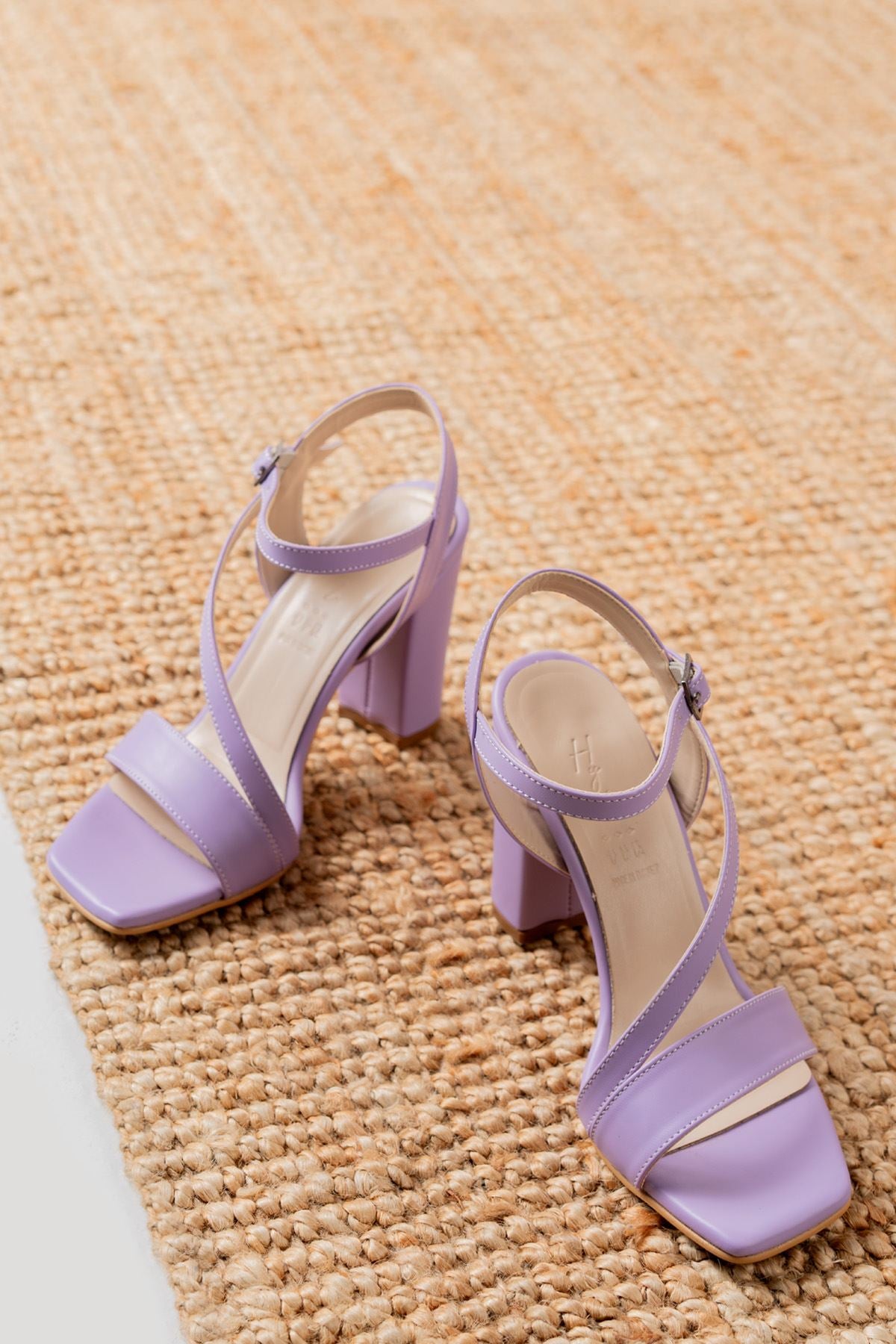 Rashin Lilac Skin High Heels Women's Shoes - STREETMODE ™