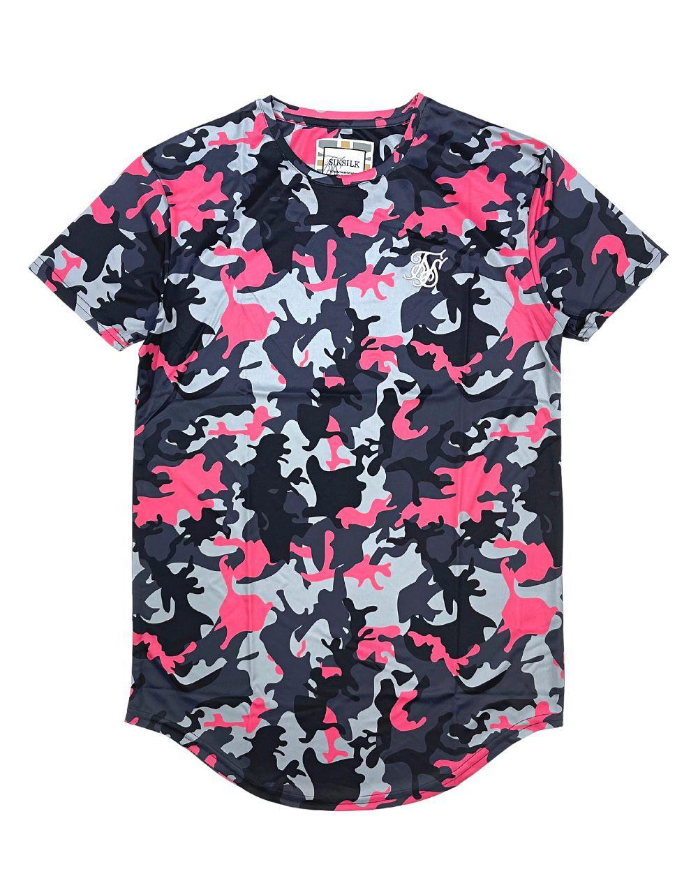 SikSilk Camouflage Slim Fit Men's T-Shirt - STREETMODE ™