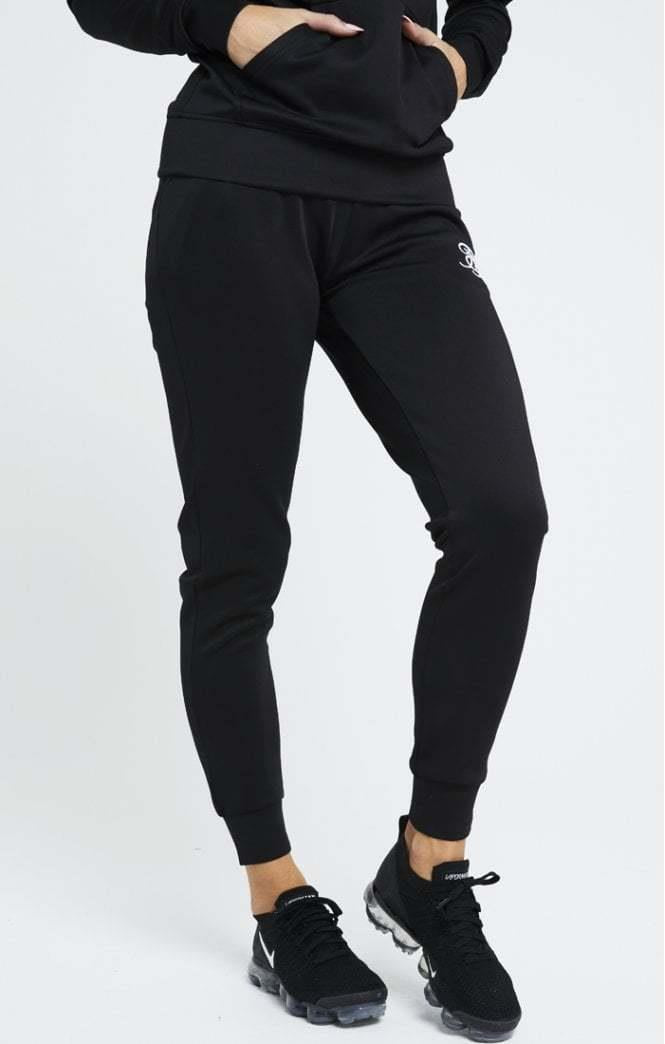 SikSilk Poly Jogger - Black - STREETMODE ™