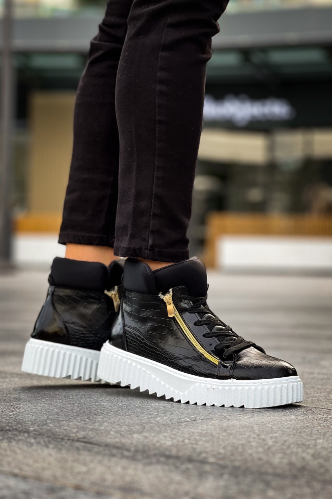 靴 JULIUS DOUBLE ZIP THICK-SOLED SHOES Impression] Julius_7 Double Zip Sneaker Boot(?) : r/goodyearwelt