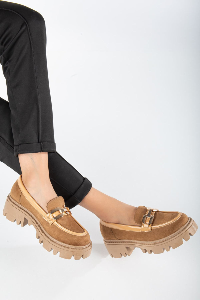 SONO Brown Suede Oxford Women's Shoes - STREETMODE ™