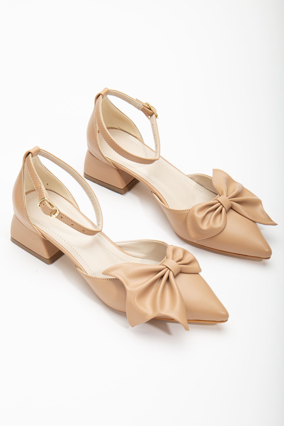 Soria Nude Skin Women's Heeled Shoes - STREETMODE ™