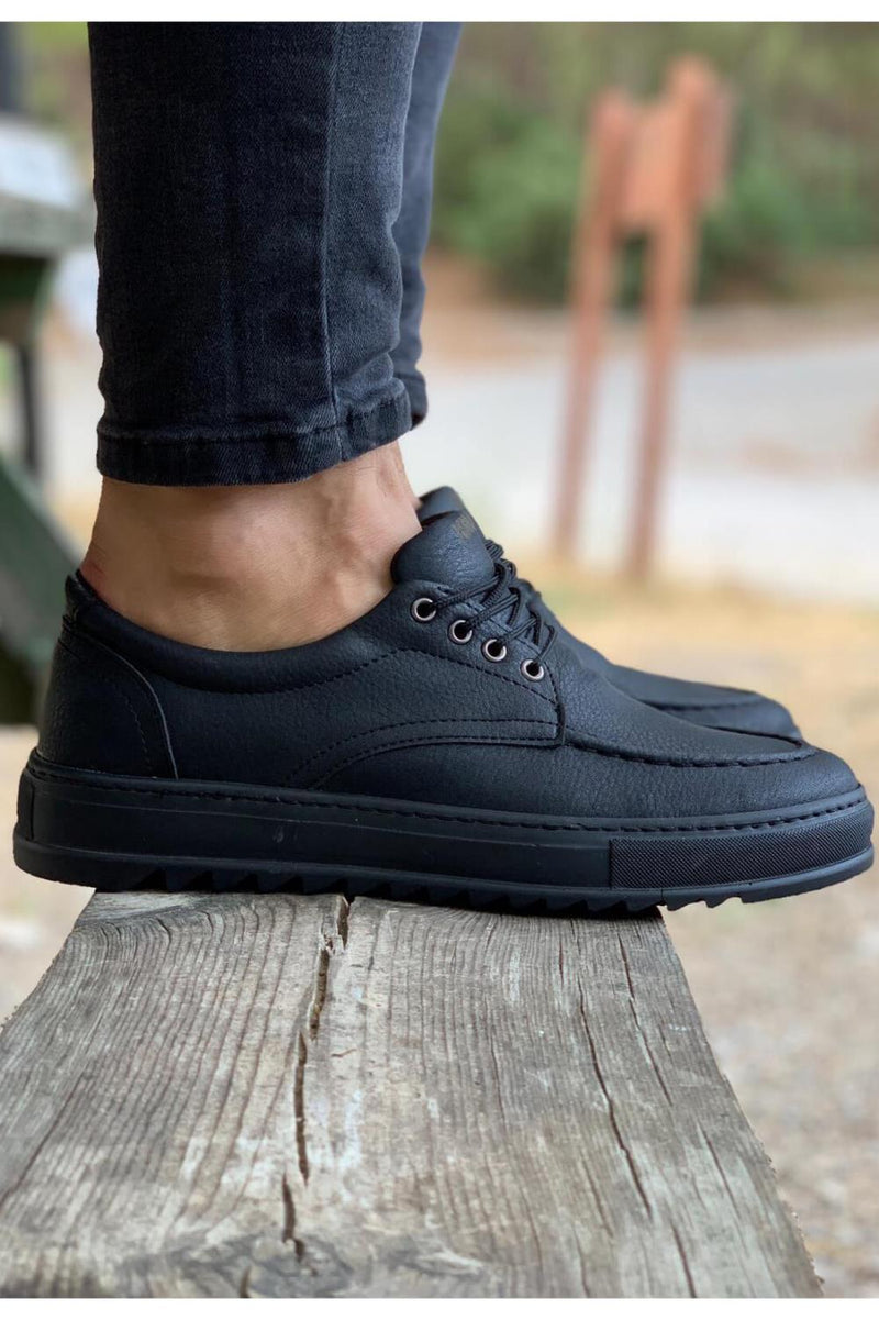 Men's Sneaker Black Sneaker Sports Shoes - STREETMODE ™