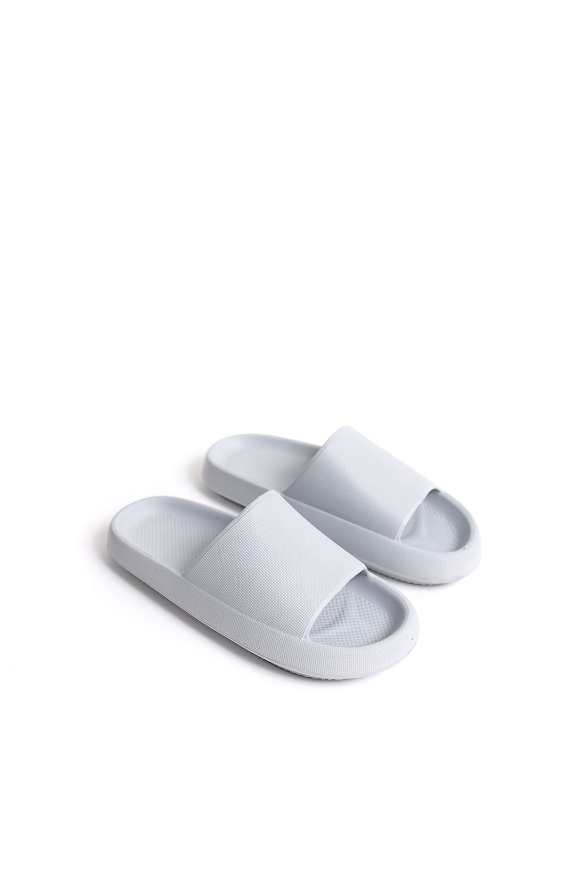 STM Design Polyurethane Men's Slippers GRAY - STREETMODE ™