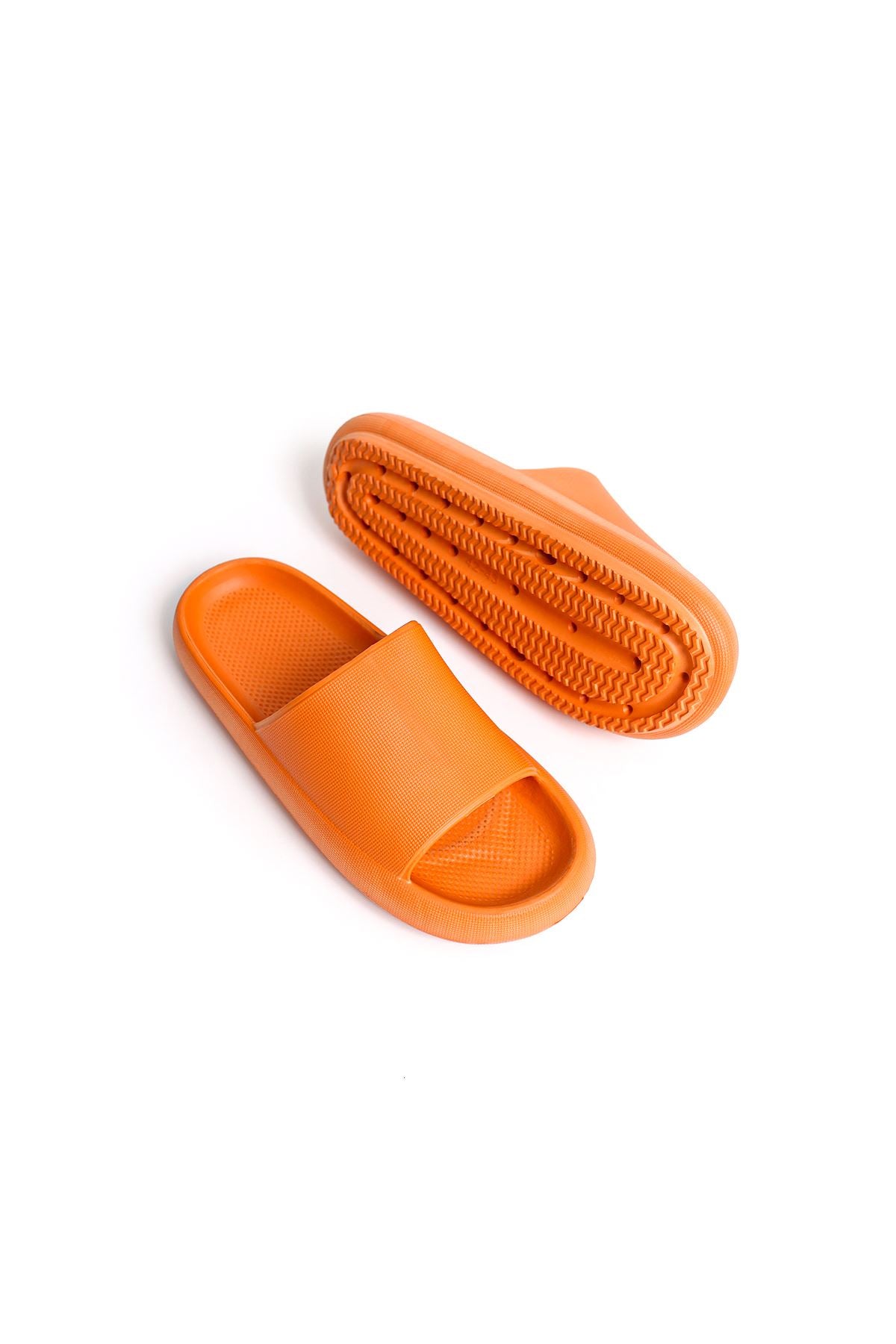STM Design Polyurethane Men's Slippers ORANGE - STREETMODE ™