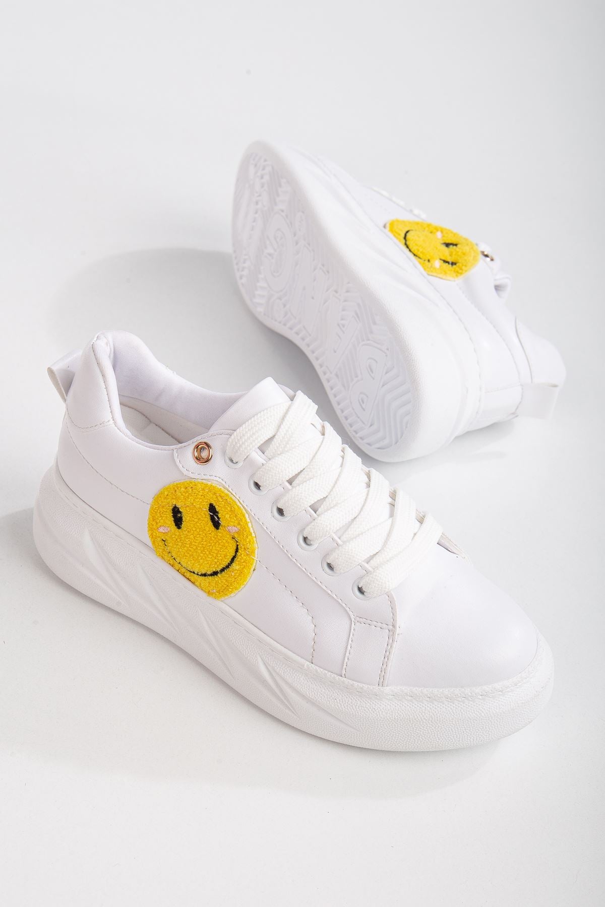 STM Handmade Emoji Women's Sneakers - STREETMODE ™