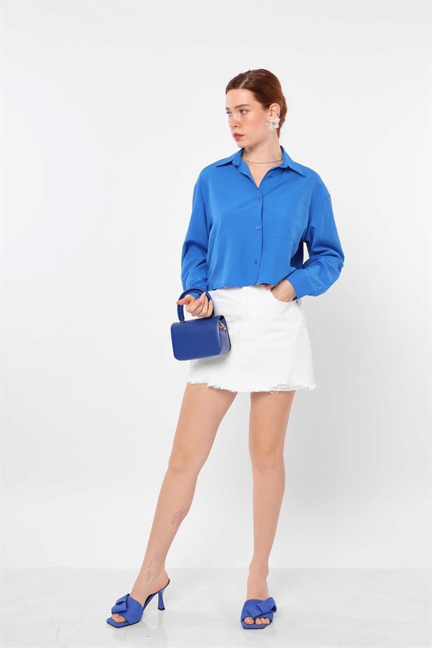 Women's Pocket Detail Shirt Saks - STREETMODE ™