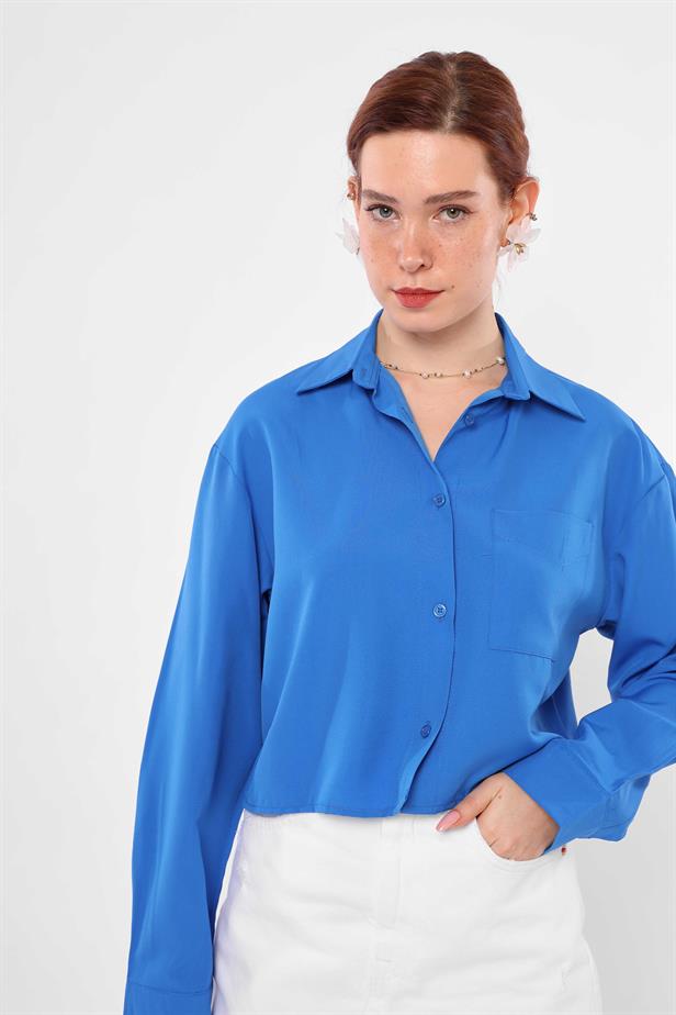 Women's Pocket Detail Shirt Saks - STREETMODE ™