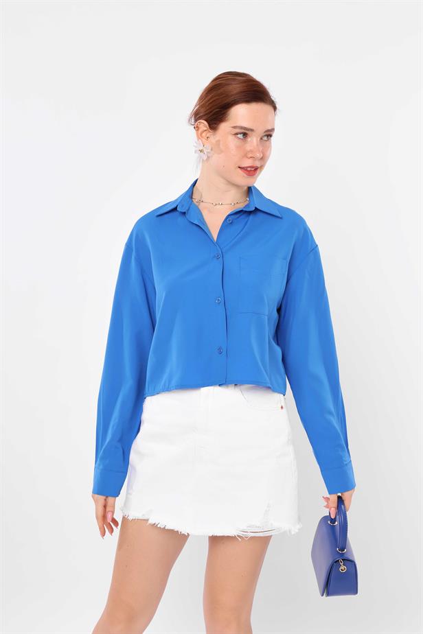 Women's Pocket Detail Shirt Saks - STREETMODE ™