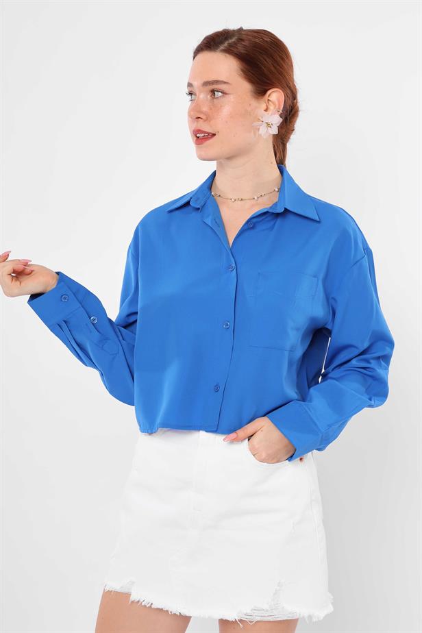 Women's Pocket Detail Shirt Saks - STREETMODE ™