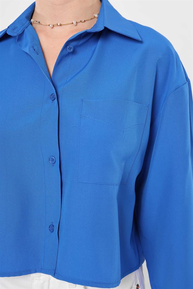 Women's Pocket Detail Shirt Saks - STREETMODE ™