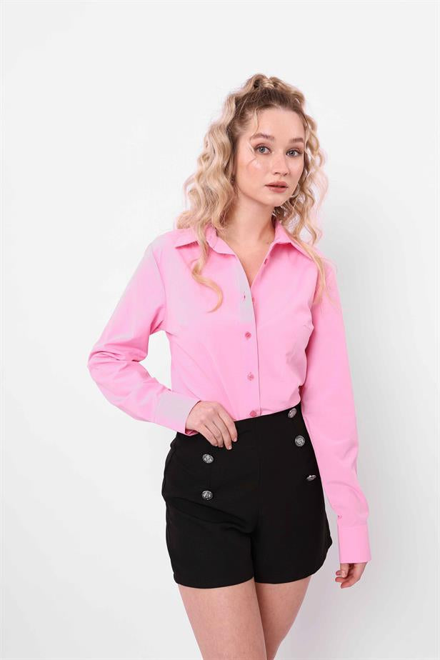 Women's Fitted Shirt Pink