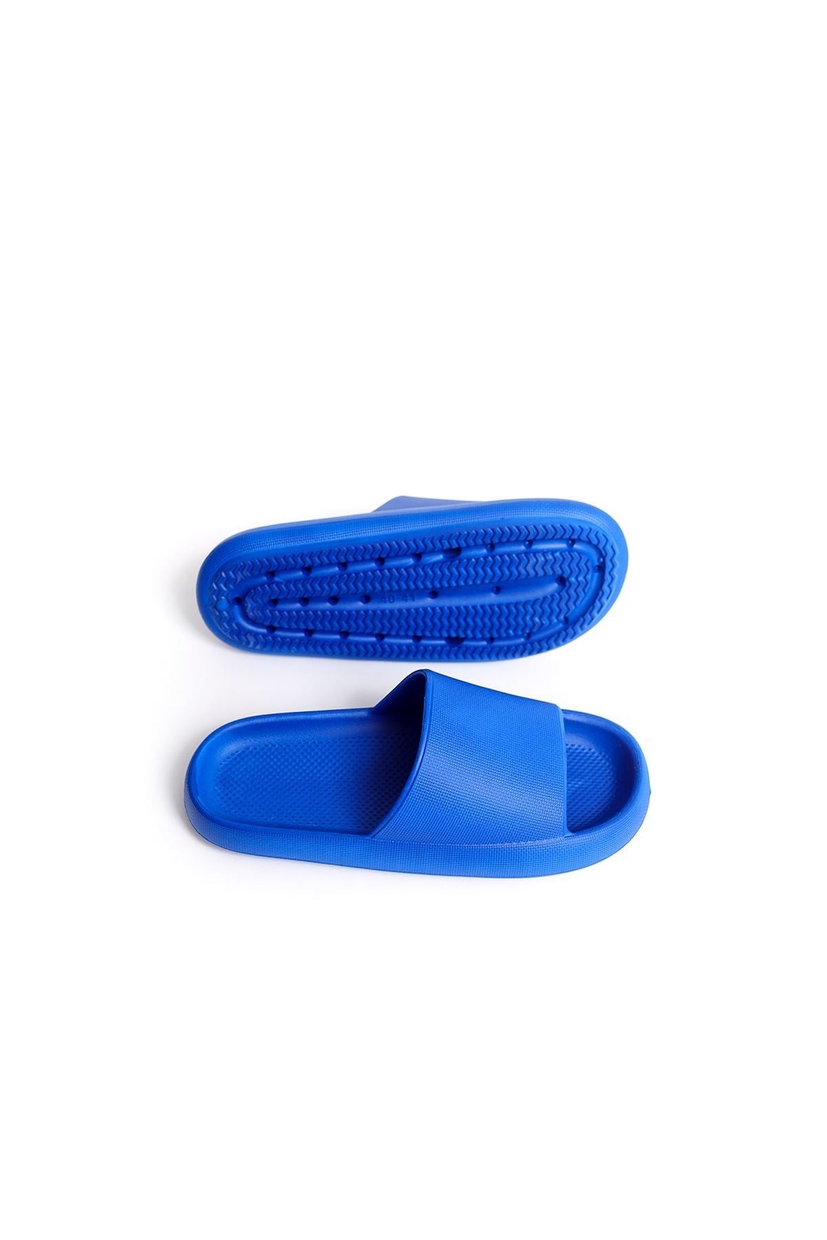 Polyurethane Women's Slippers BLUE - STREETMODE ™