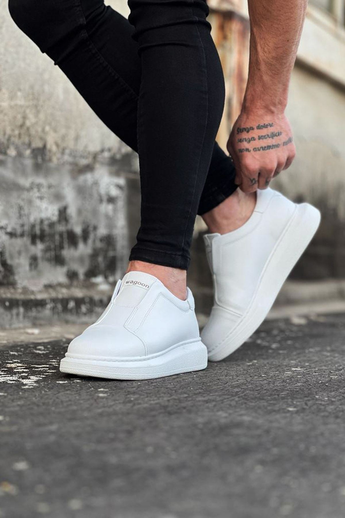 WG023 White Daily Casual Men's Shoes - STREETMODE ™