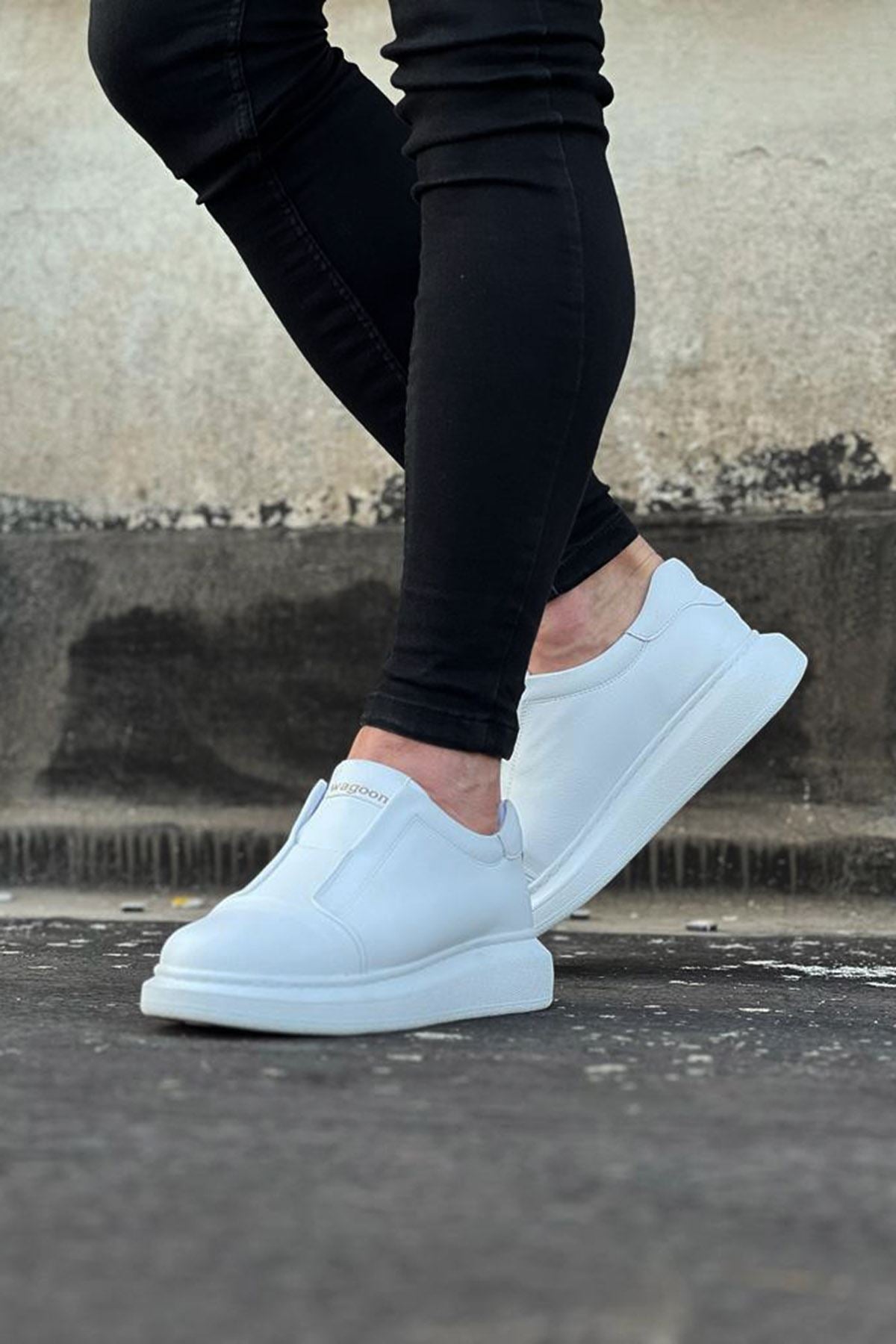 WG023 White Daily Casual Men's Shoes - STREETMODE ™