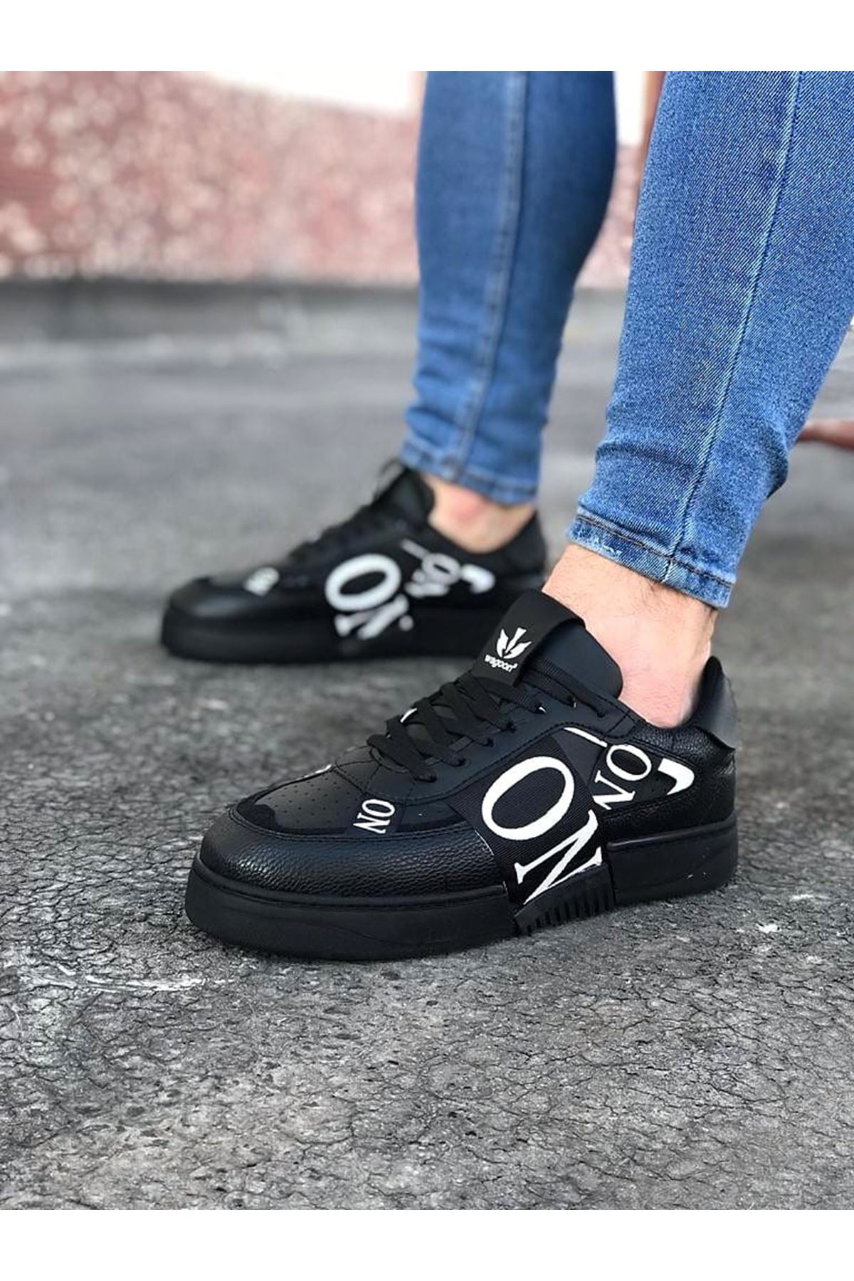 WG202 Charcoal Men's Casual Shoes sneakers - STREETMODE ™