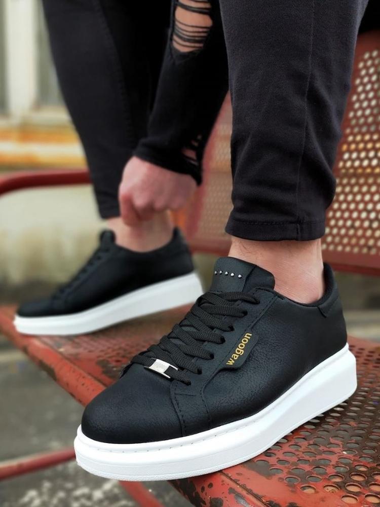 WG01 Black Men's Casual Shoes - STREETMODE ™