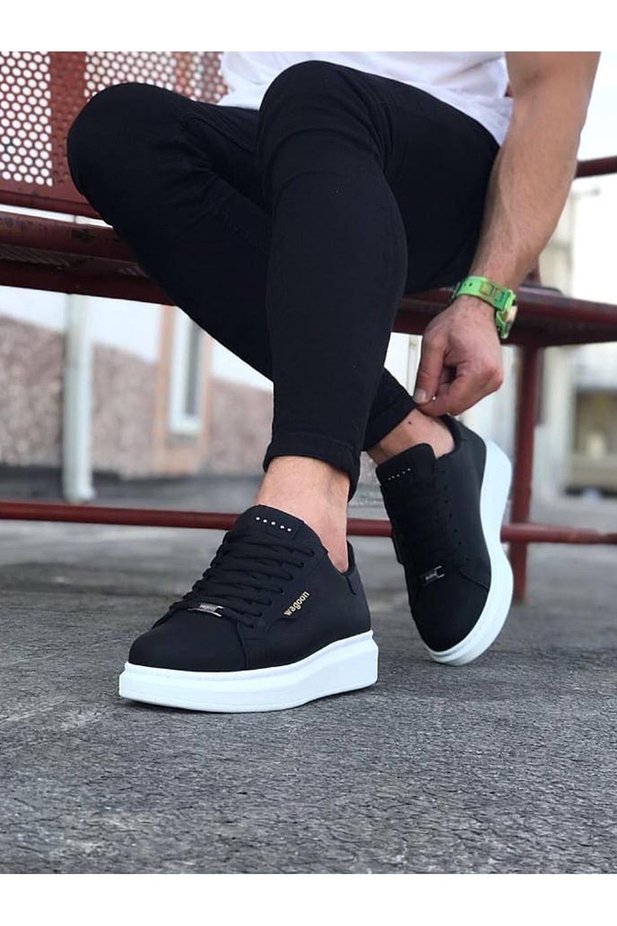 WG01 Black Men's Casual Shoes - STREETMODE ™