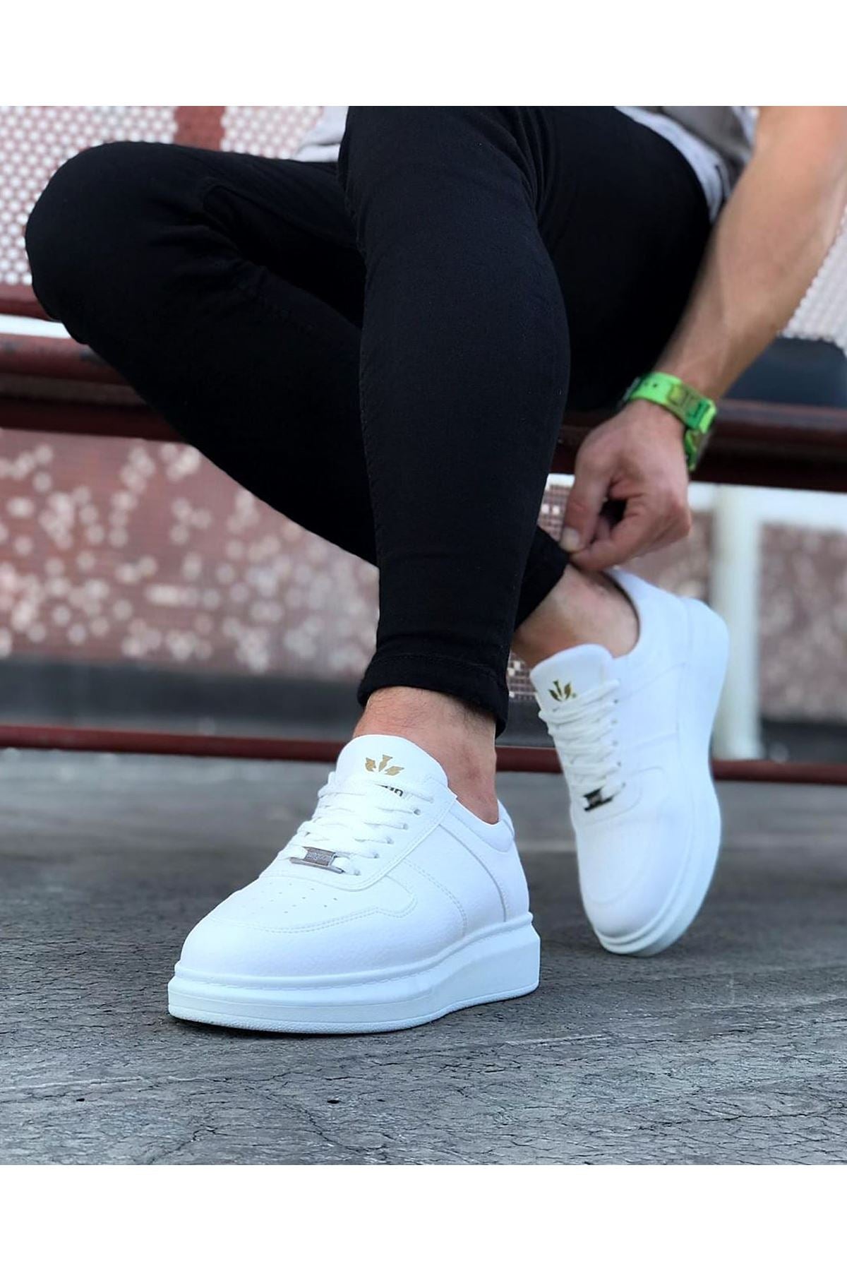 WG011 White Men's Casual Shoes - STREETMODE ™