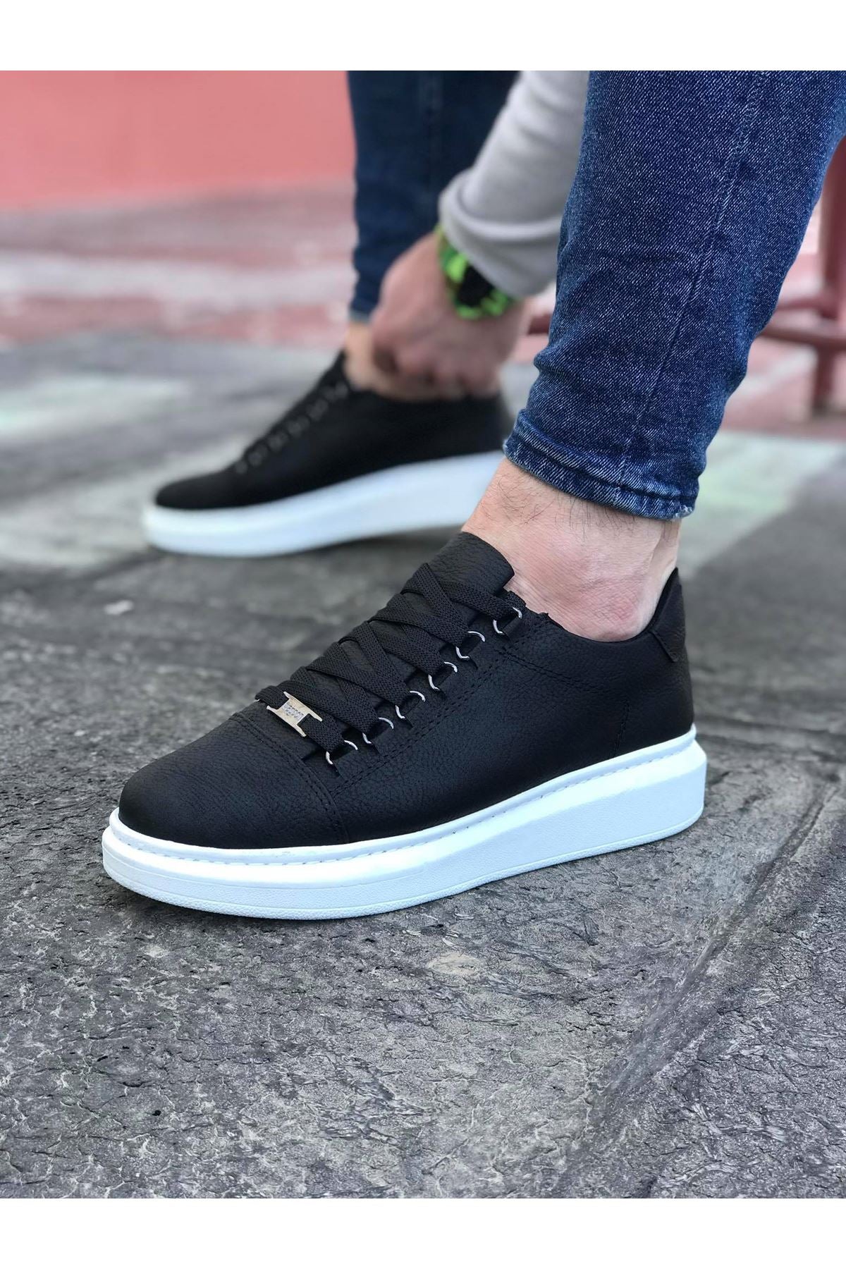 WG08 Black Men's Casual Shoes - STREETMODE ™