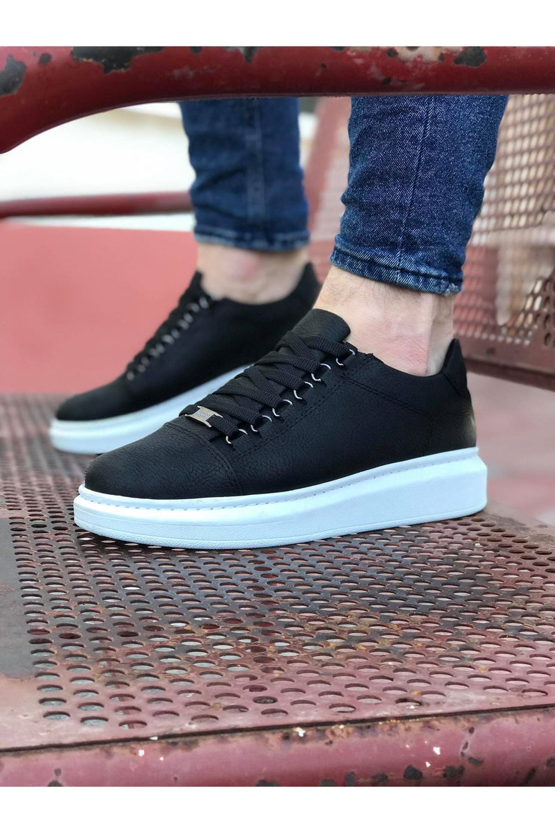 WG08 Black Men's Casual Shoes - STREETMODE ™