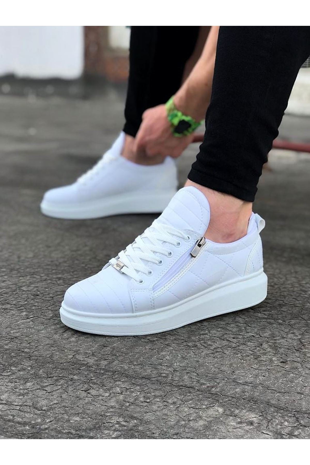 WG502 White Men's Casual Shoes - STREETMODE ™