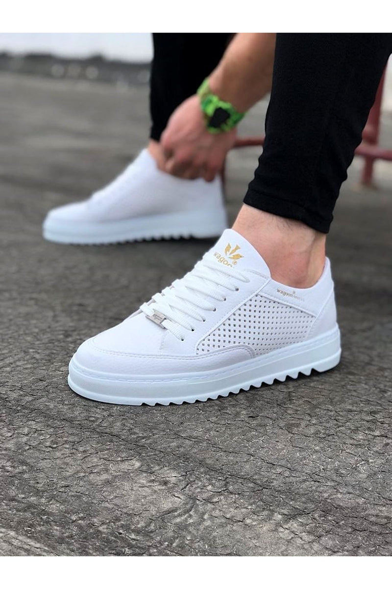 WG505 White Casual Shoes - STREETMODE ™