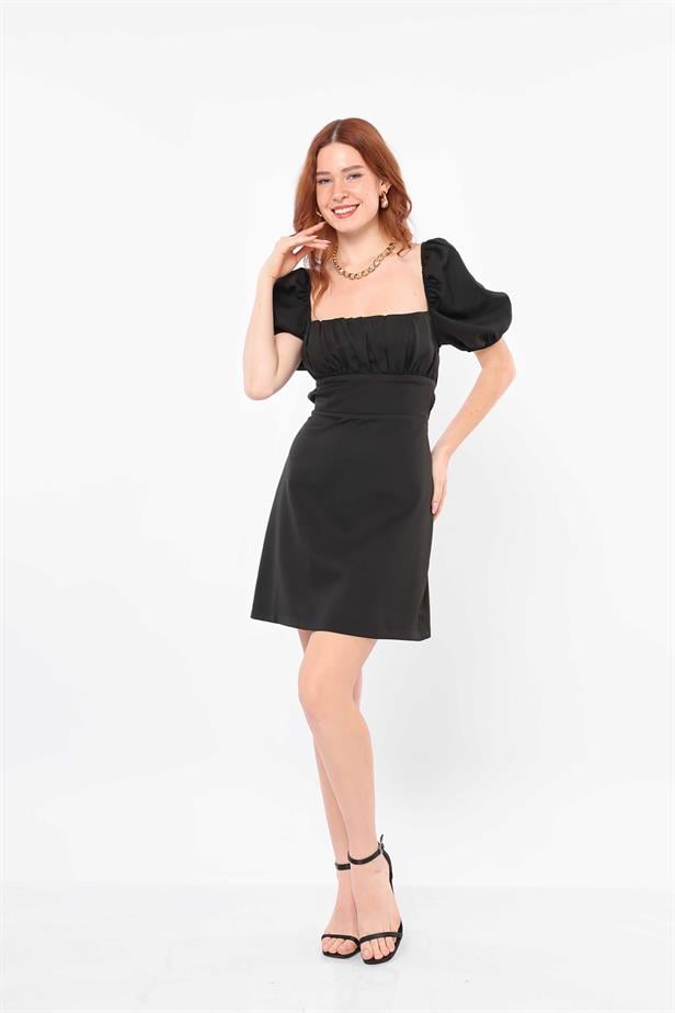 Women's Back Rope Strap Dress Black - STREETMODE ™