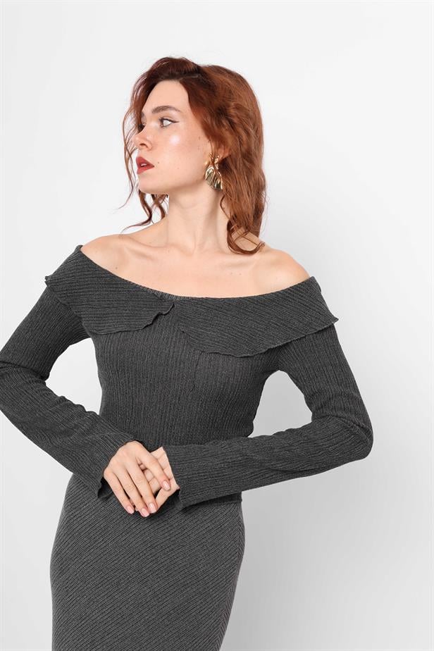 Women's Knitted Blouse Black - STREETMODE ™