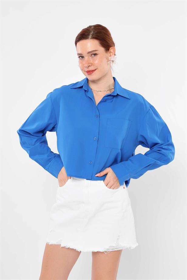 Women's Pocket Detail Shirt Saks - STREETMODE ™