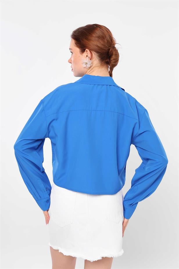 Women's Pocket Detail Shirt Saks - STREETMODE ™