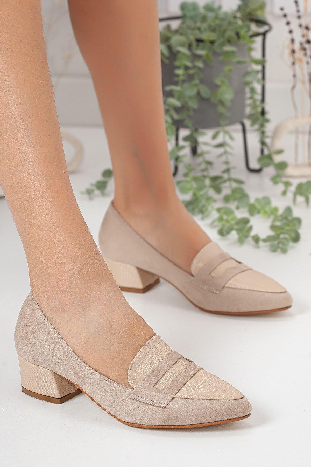 Women's Mia Heels Ten Suede Skin Detail Shoes - STREET MODE ™