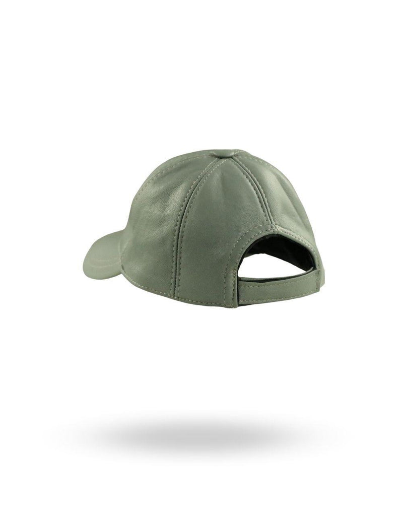 Basic Leather Covered Street Style Hat Khaki - STREET MODE ™